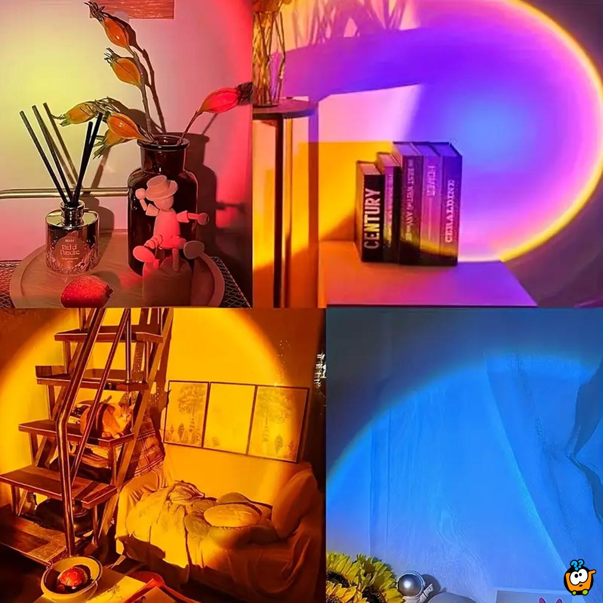 Sunset Lamp - Ambijentalna LED lampa + daljinski upravljač
