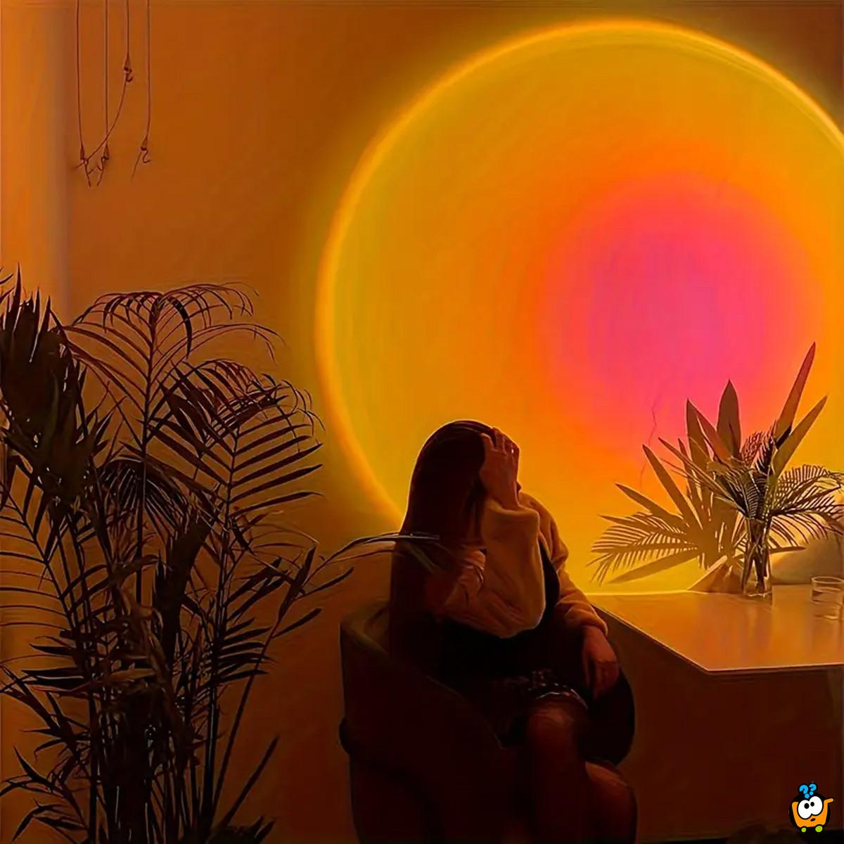 Sunset Lamp - Ambijentalna LED lampa + daljinski upravljač