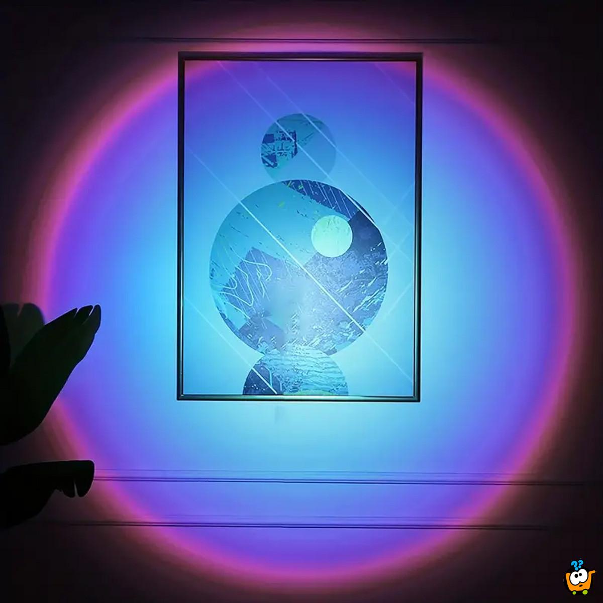 Sunset Lamp - Ambijentalna LED lampa + daljinski upravljač