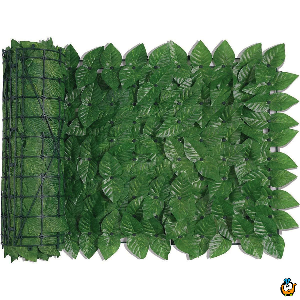 Green Leaf mreža-ograda od veštačkog lišća 100x50 cm