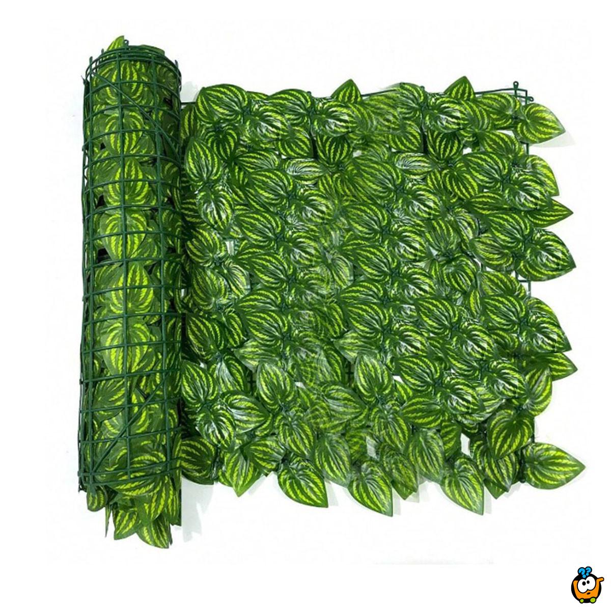 Watermelon Leaf mreža-ograda od veštačkog lišća 100x50 cm