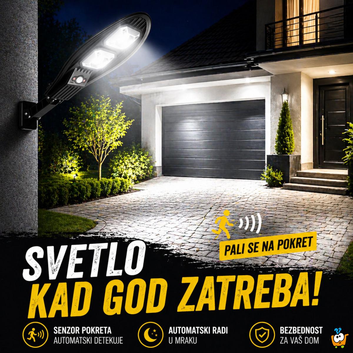 Solarni LED Reflektor - Osvetli dvorište bez kablova, majstora i računa za struju.
