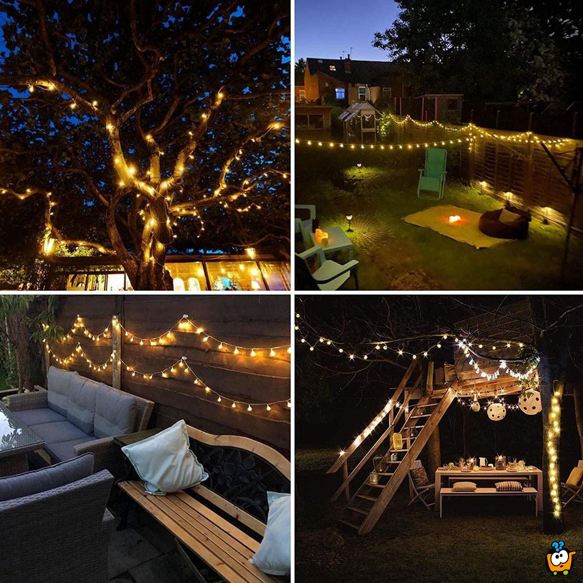 Bubbly Glow – Dekorativna lančana svetla u toplo beloj boji