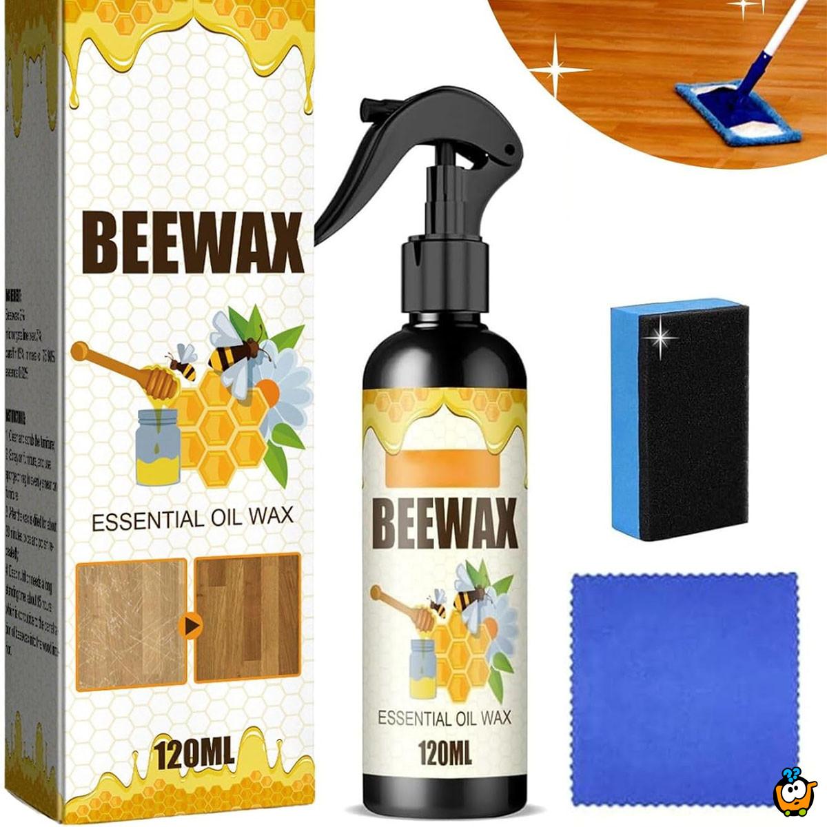 BEEWAX Sprej sa pčelinjim voskom za sjaj drvenih površina 120ml