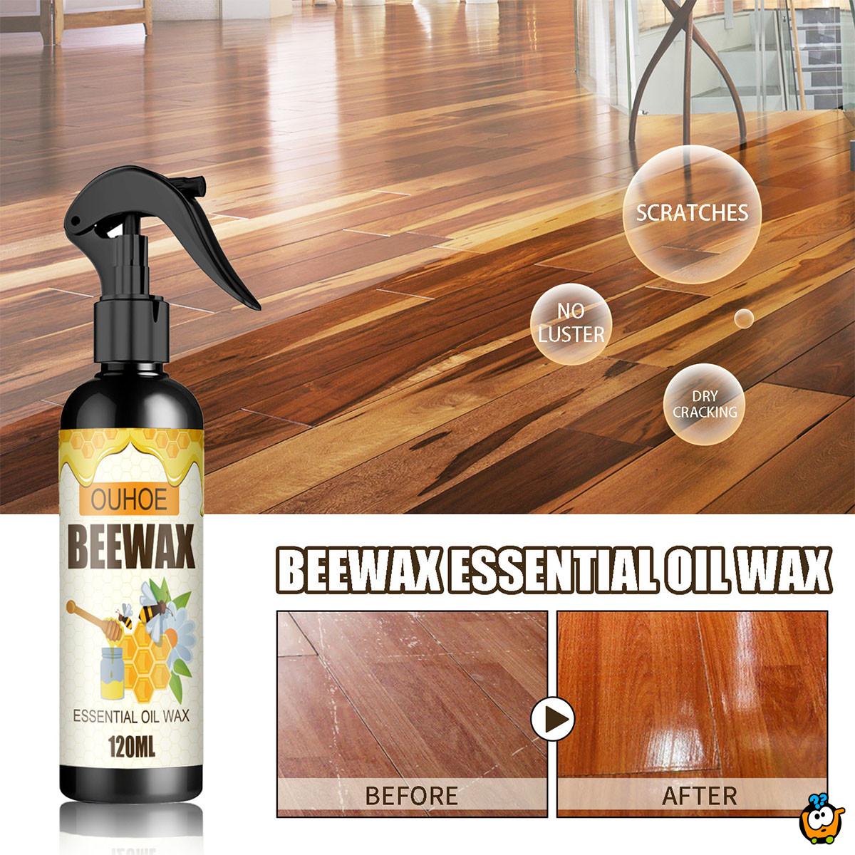 BEEWAX Sprej sa pčelinjim voskom za sjaj drvenih površina 120ml