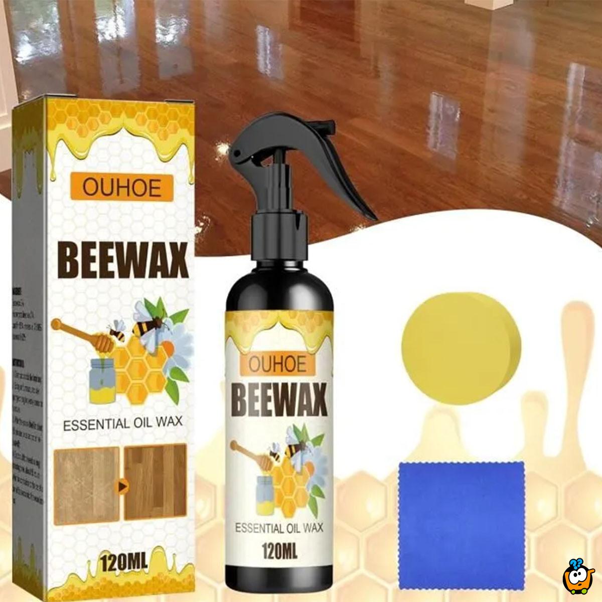 BEEWAX Sprej sa pčelinjim voskom za sjaj drvenih površina 120ml