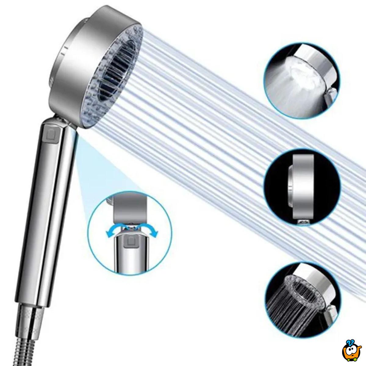 Dvosmerna glava tuša sa jakim pritiskom