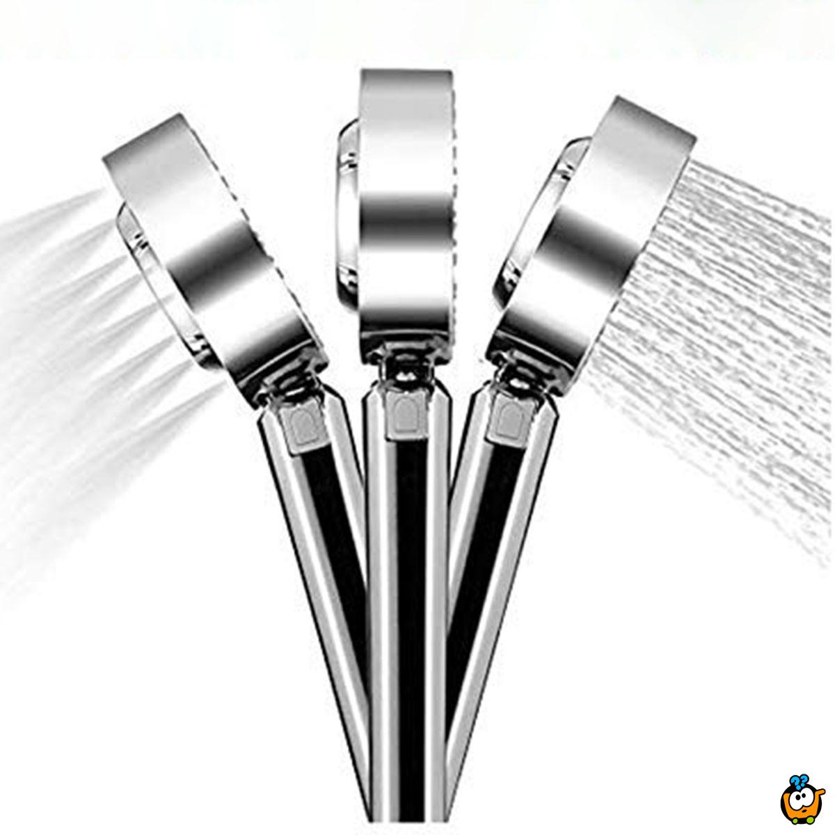 Dvosmerna glava tuša sa jakim pritiskom