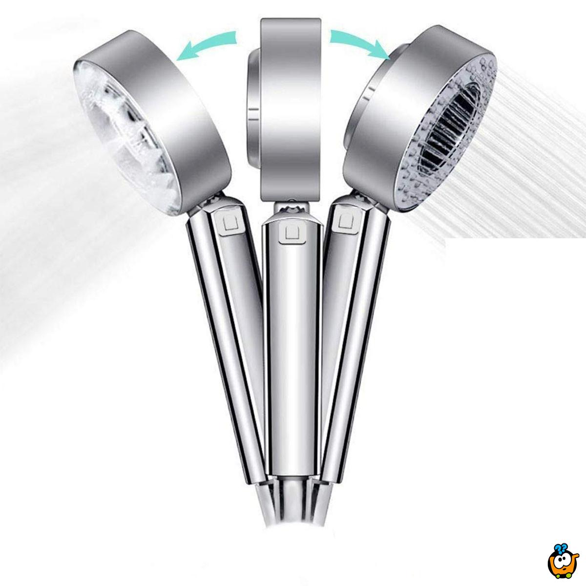 Dvosmerna glava tuša sa jakim pritiskom