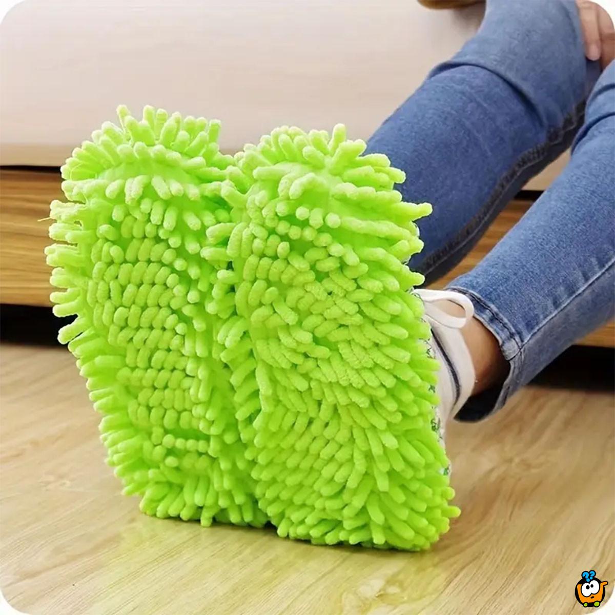 Set od 2 mikrofiber navlake za noge za čišćenje podova
