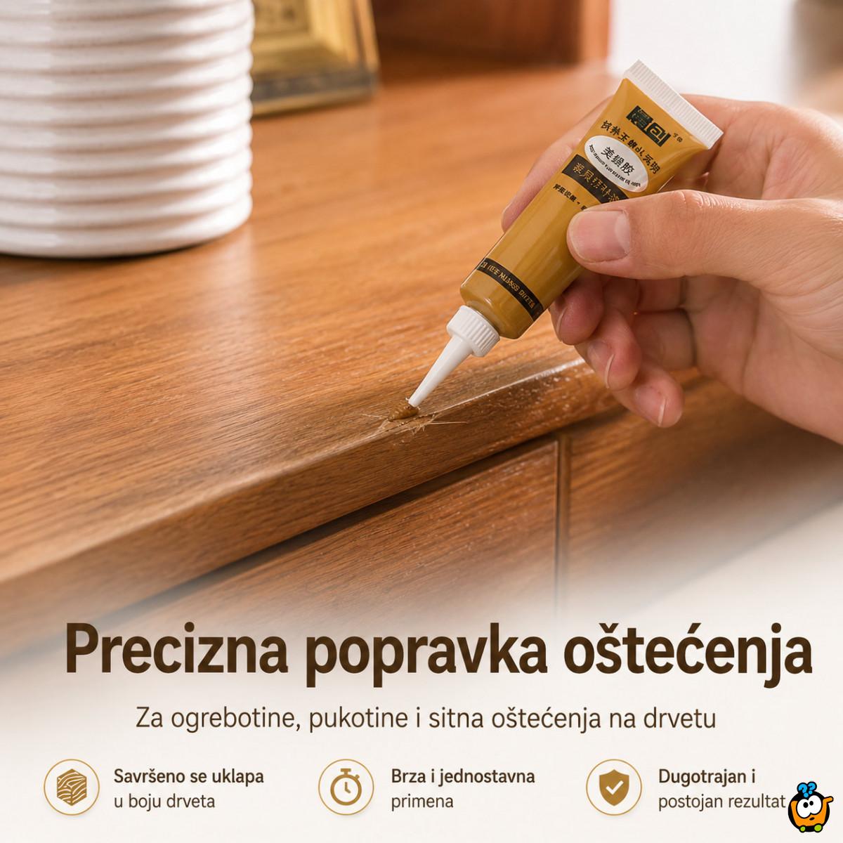 Korektor za popravku ogrebotina na nameštaju, parketu, vratima i drvetu