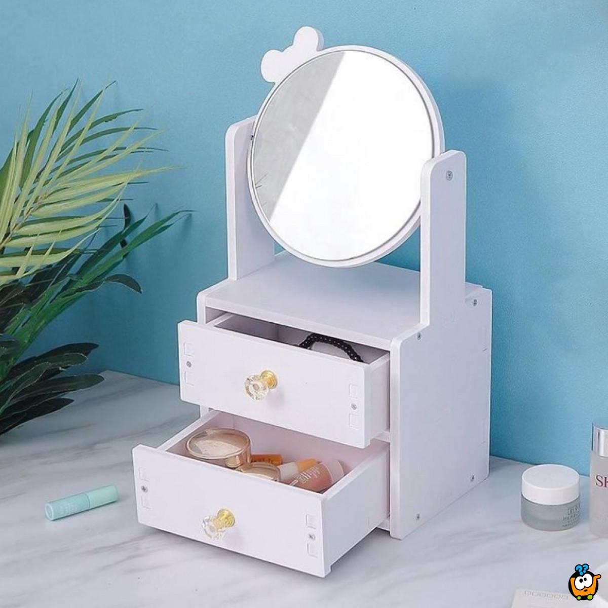 Mirror locker - Ormarić za kozmetiku i nakit sa rotirajućim ogledalom