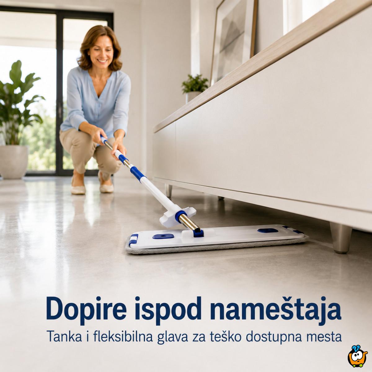 Flat Mop set sa kofom – brzo pranje i ceđenje bez prljanja ruku