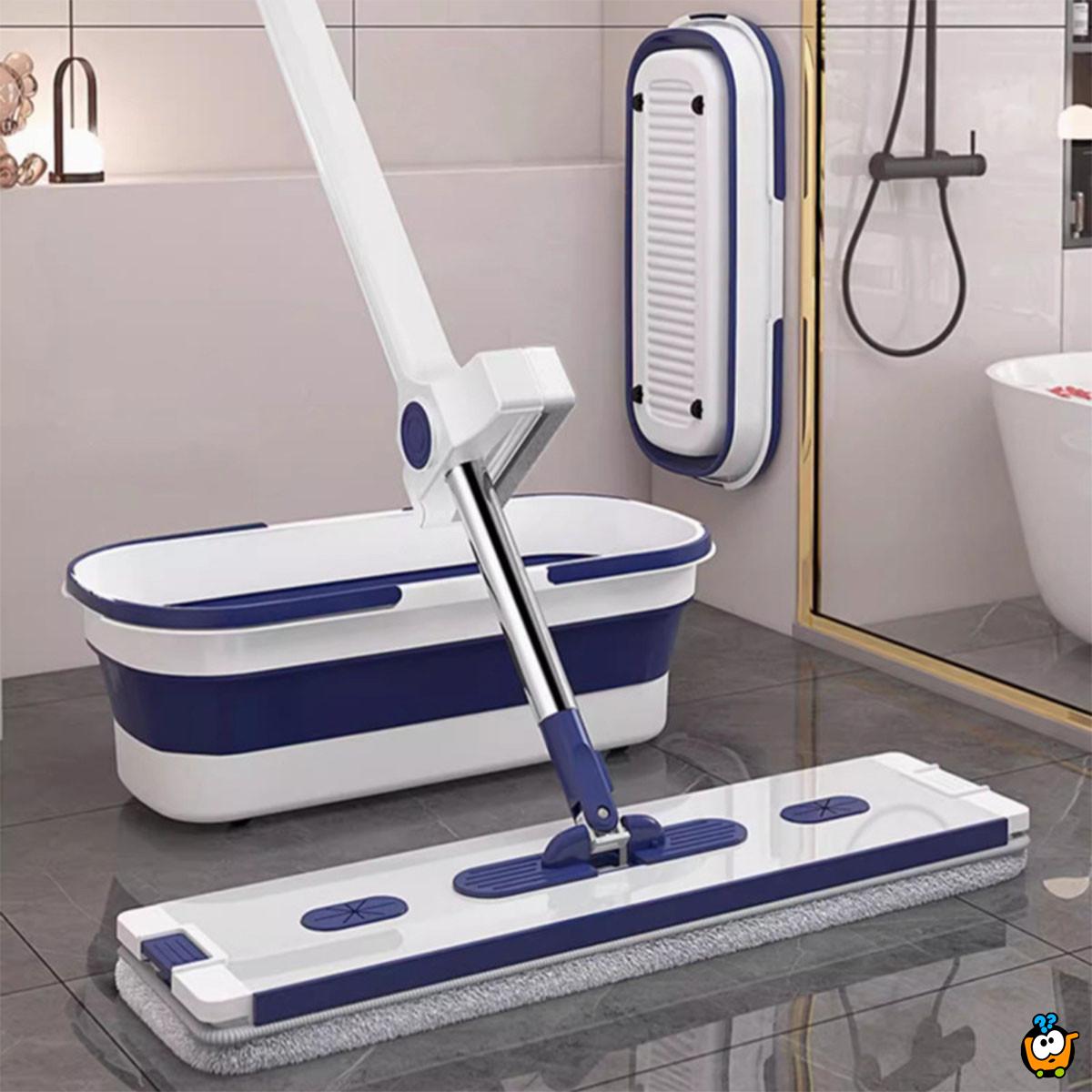 Flat mop set sa sklopivom kantom