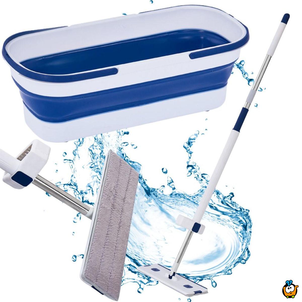 Flat mop set sa sklopivom kantom