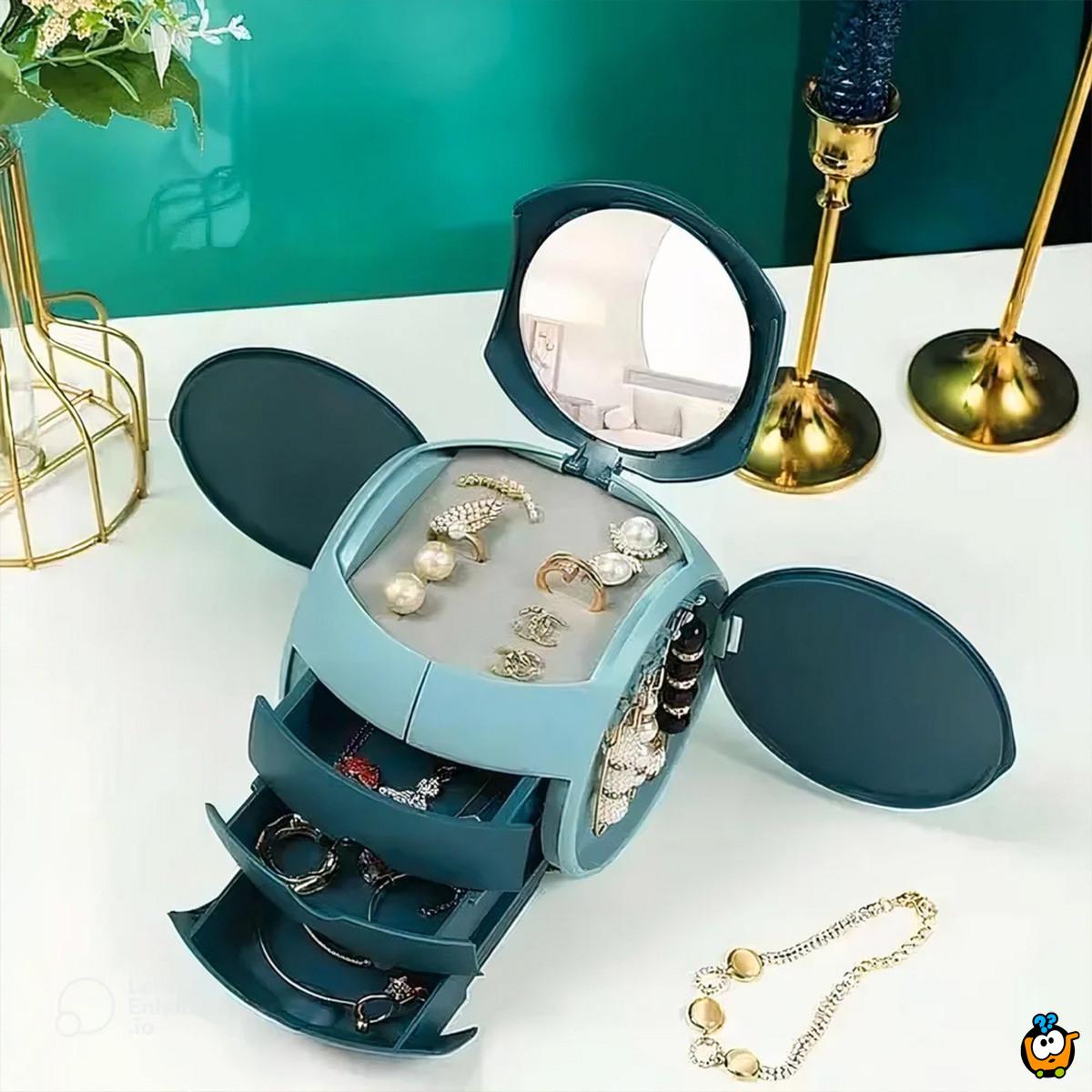 Glam Bomb - Okrugla kutija sa fiokama za nakit