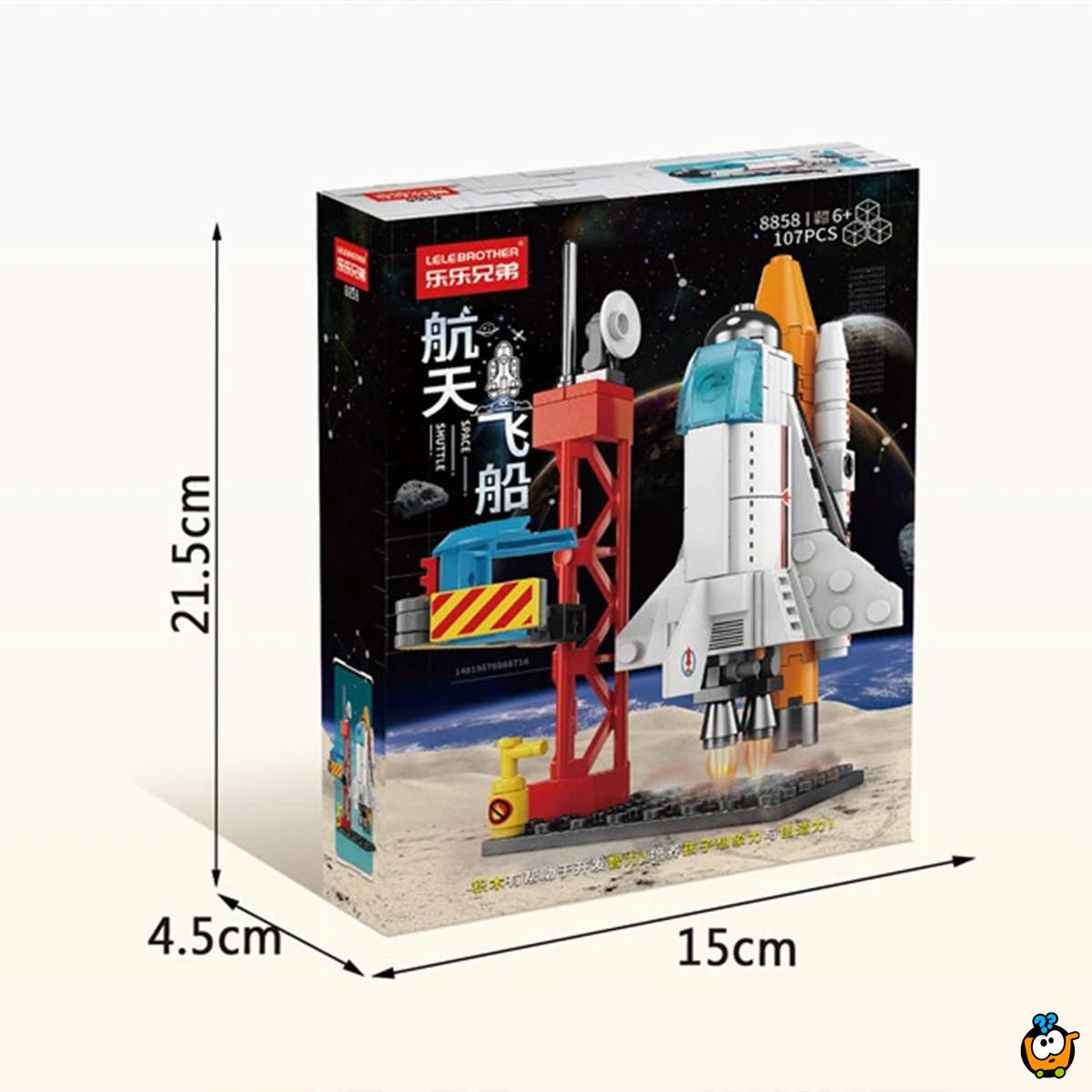 Rocket Building Blocks - Svemirska raketa od 107 delova