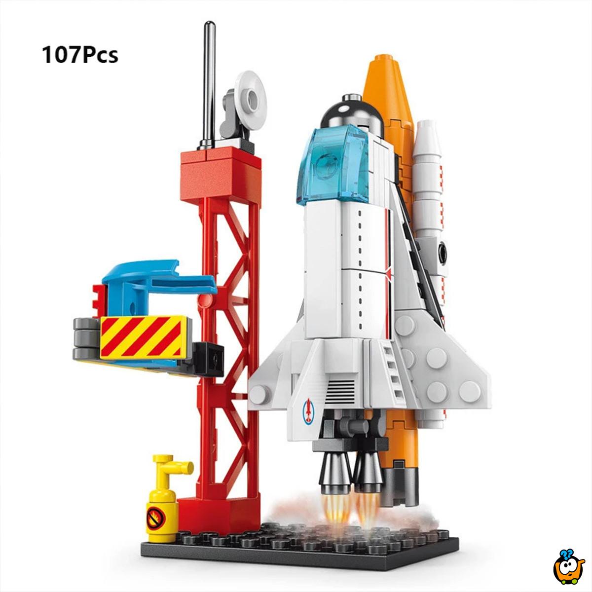 Rocket Building Blocks - Svemirska raketa od 107 delova
