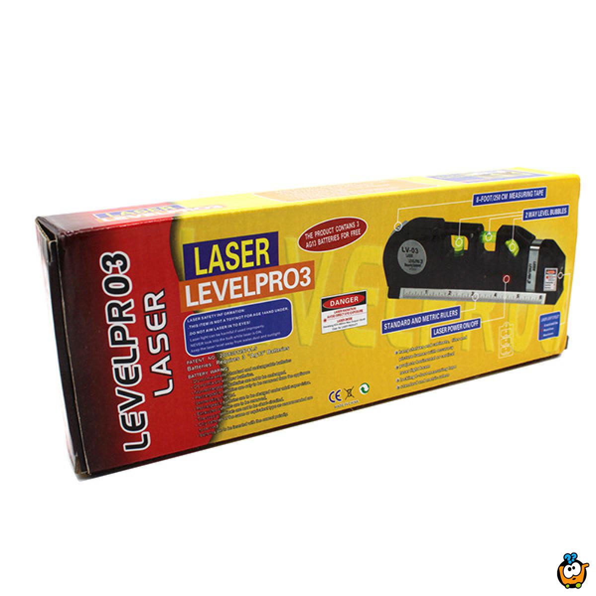 Laser Level Pro 3 - Laserska multifunkcionalna libela