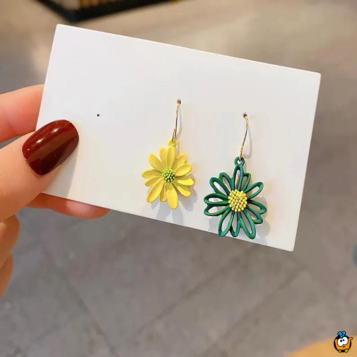 Lovely Daisy - Moderna minđuša sa cvetićem