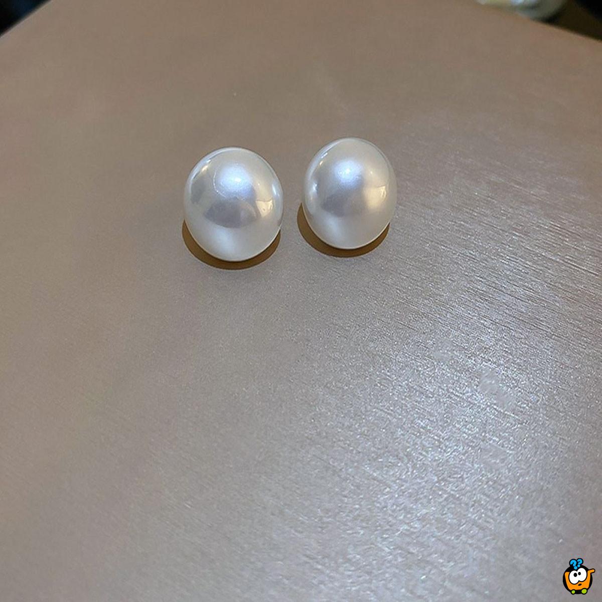 Elegant pearl - Unikatna biserna minđuša