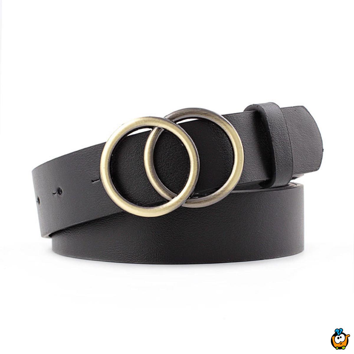 Double Ring Belt - Kaiš sa unikatnom šnalom