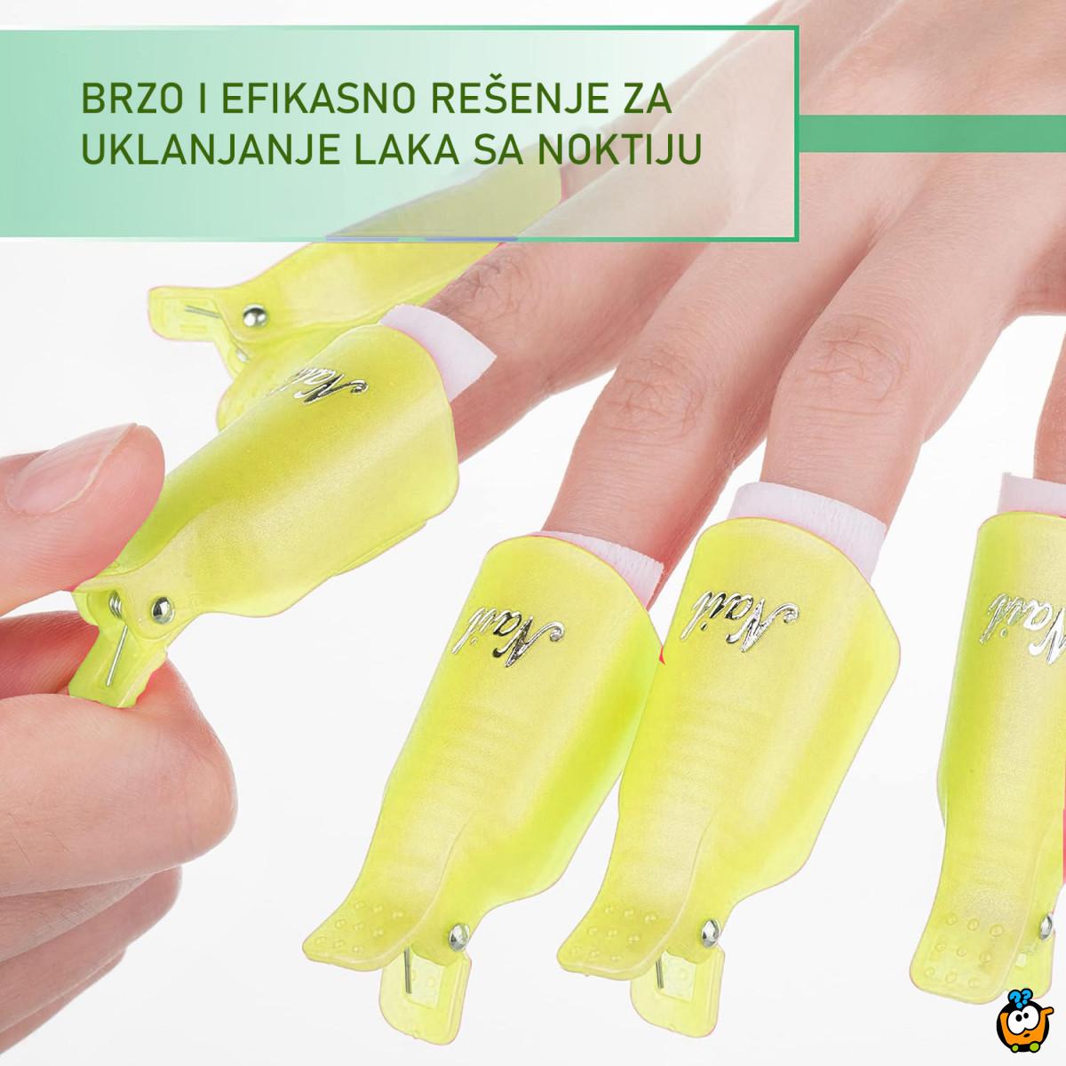 Štipaljke za skidanje laka sa noktiju