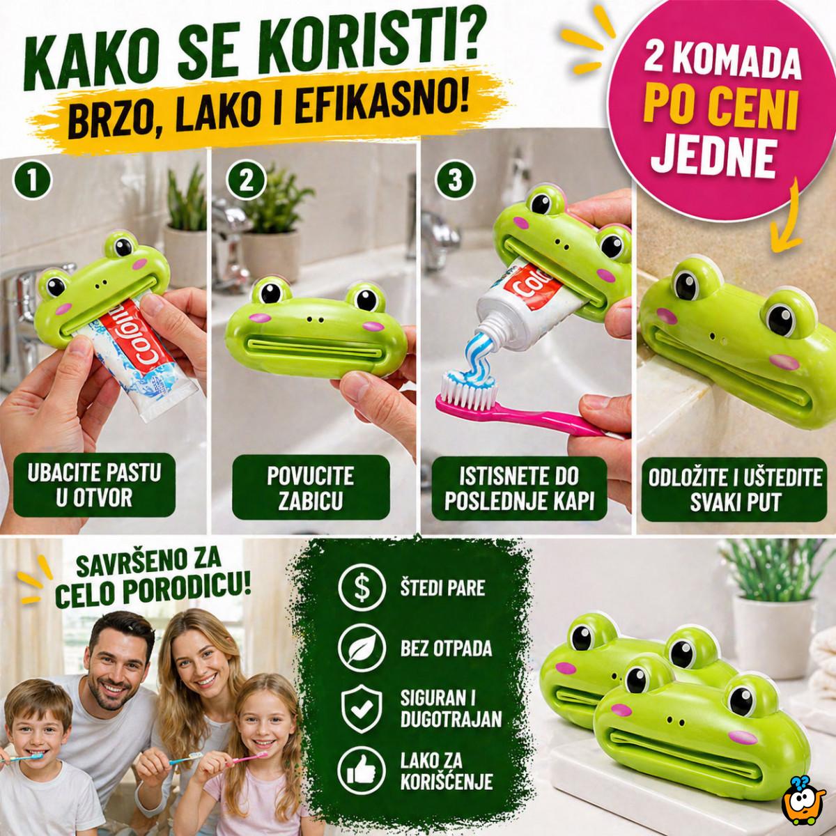 2 x ŽABICA Stiskalica koja cedi pastu do poslednje kapi - 2 komada po ceni jedne
