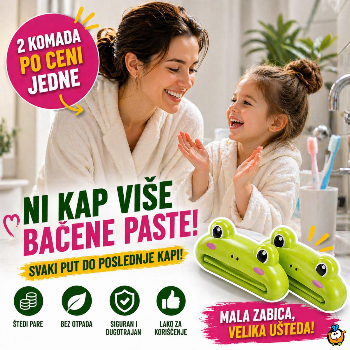 2 x ŽABICA Stiskalica koja cedi pastu do poslednje kapi - 2 komada po ceni jedne
