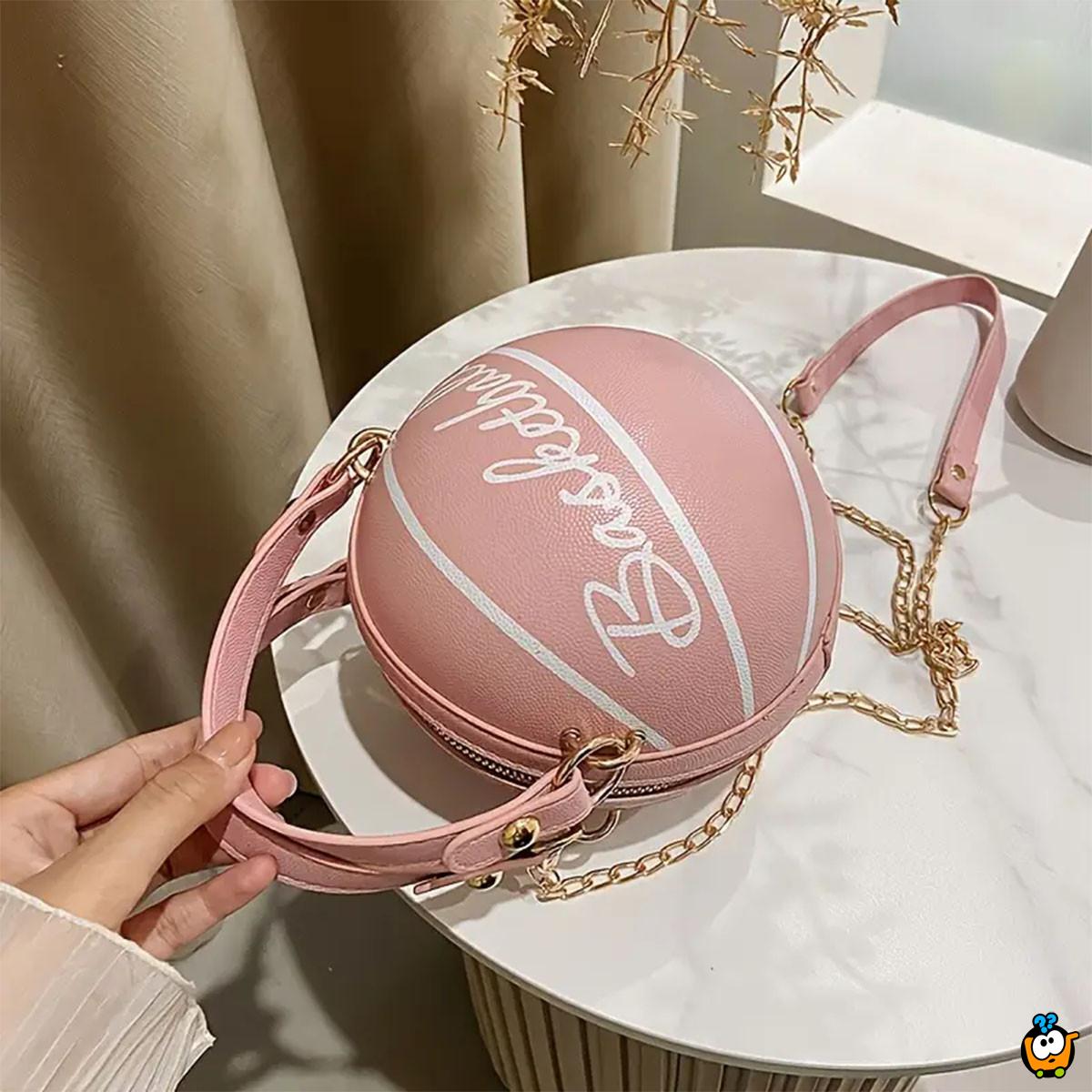 BASKETBALL PURSE - Ženska tašnica u obliku košarkaške lopte