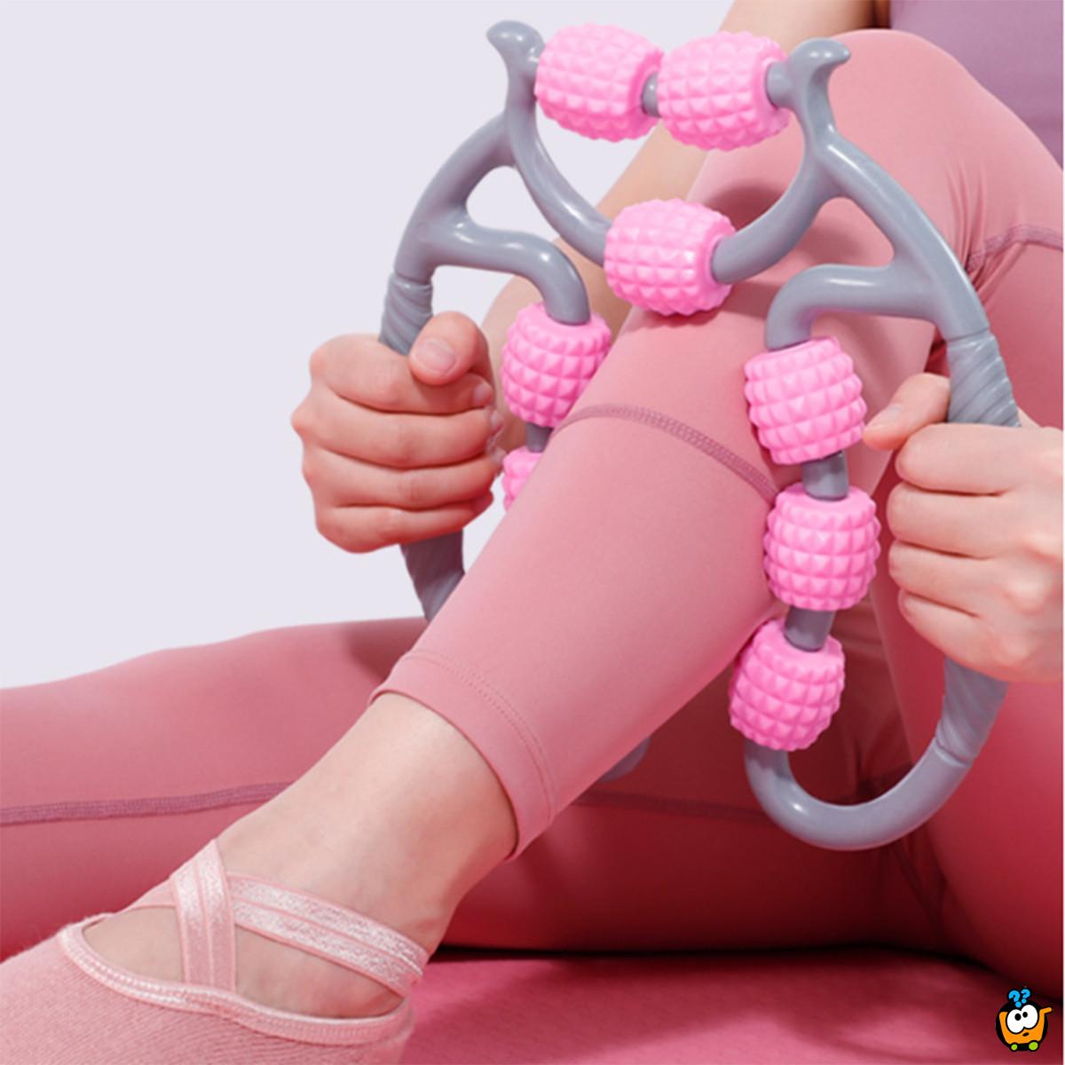 Višenamenski masažer sa 9 masažnih rolera