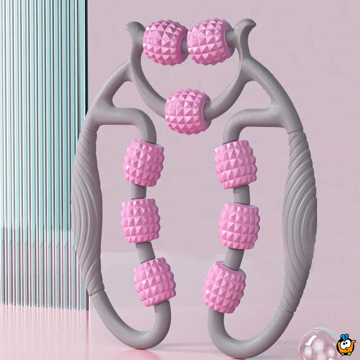 Višenamenski masažer sa 9 masažnih rolera