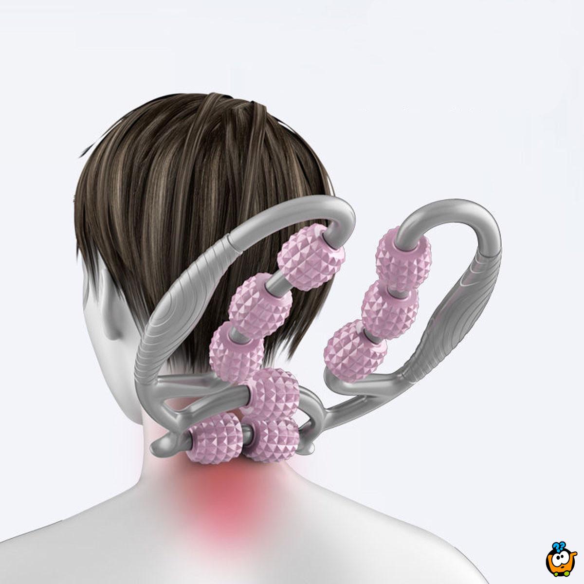 Višenamenski masažer sa 9 masažnih rolera