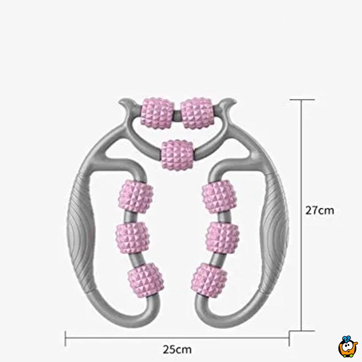 Višenamenski masažer sa 9 masažnih rolera