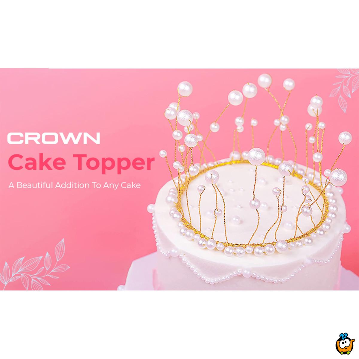 Dekoracija za torte u obliku krune