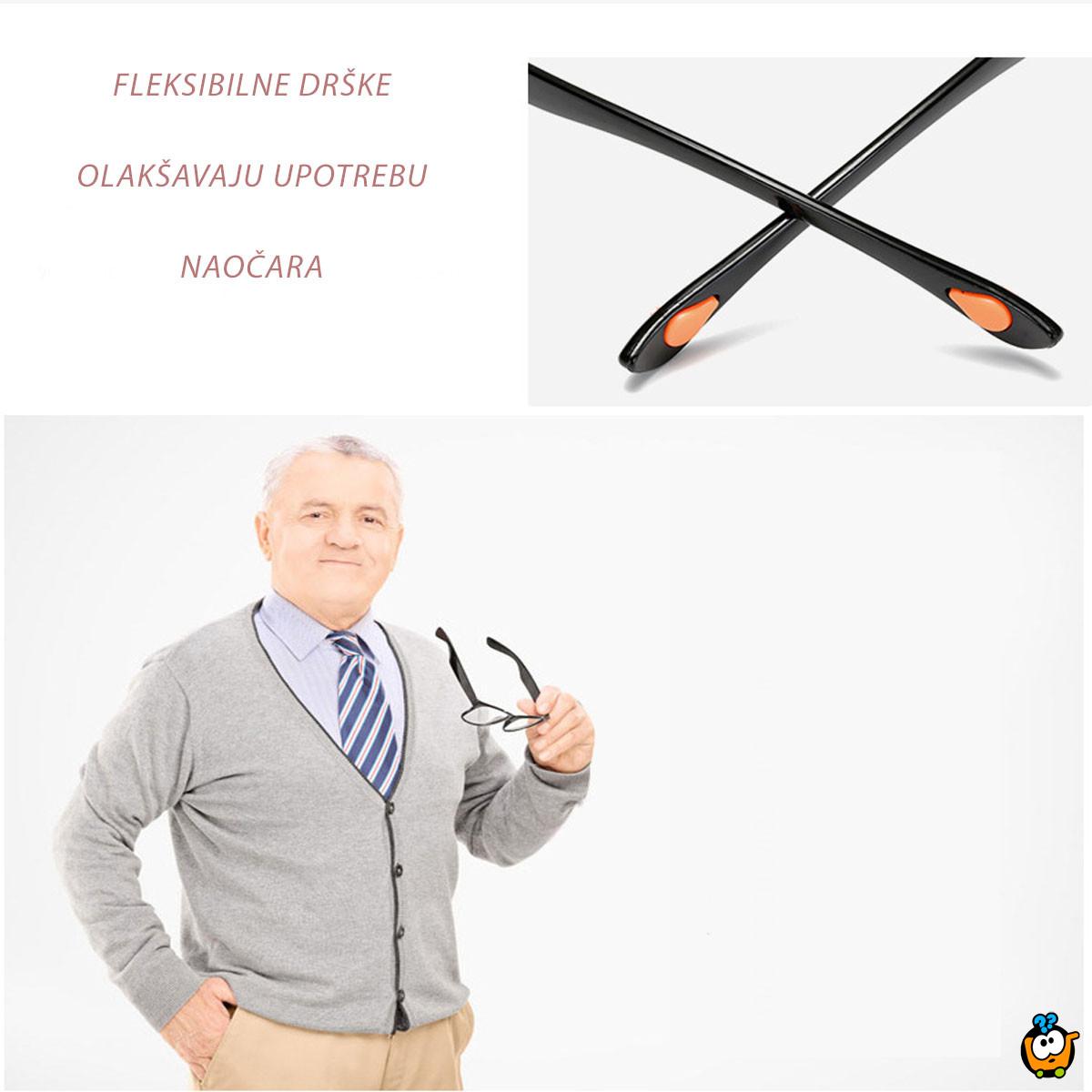 Prilagodive fleksibilne naočare dioptrije +1