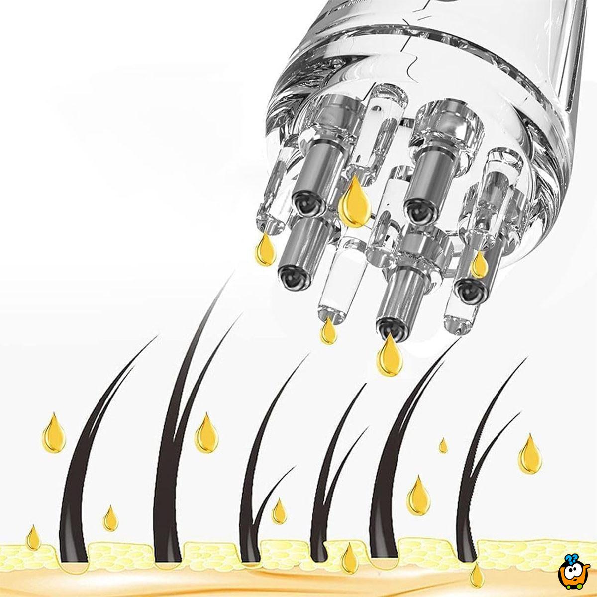 Masažni aplikator losiona i seruma protiv opadanja kose