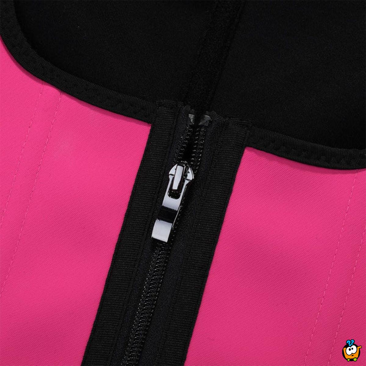 Dvostruki sauna prsluk sa podrškom za leđa