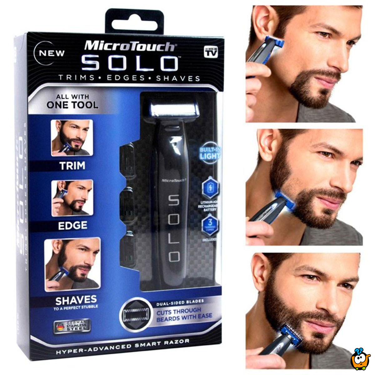 Trimer za bradu i brijanje - Micro Touch SOLO