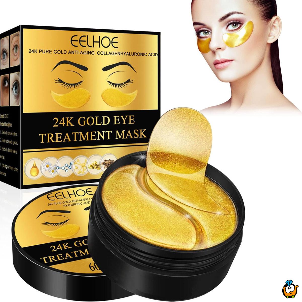 24K Gold eye patches - Kolagenske maske za područje oko očiju