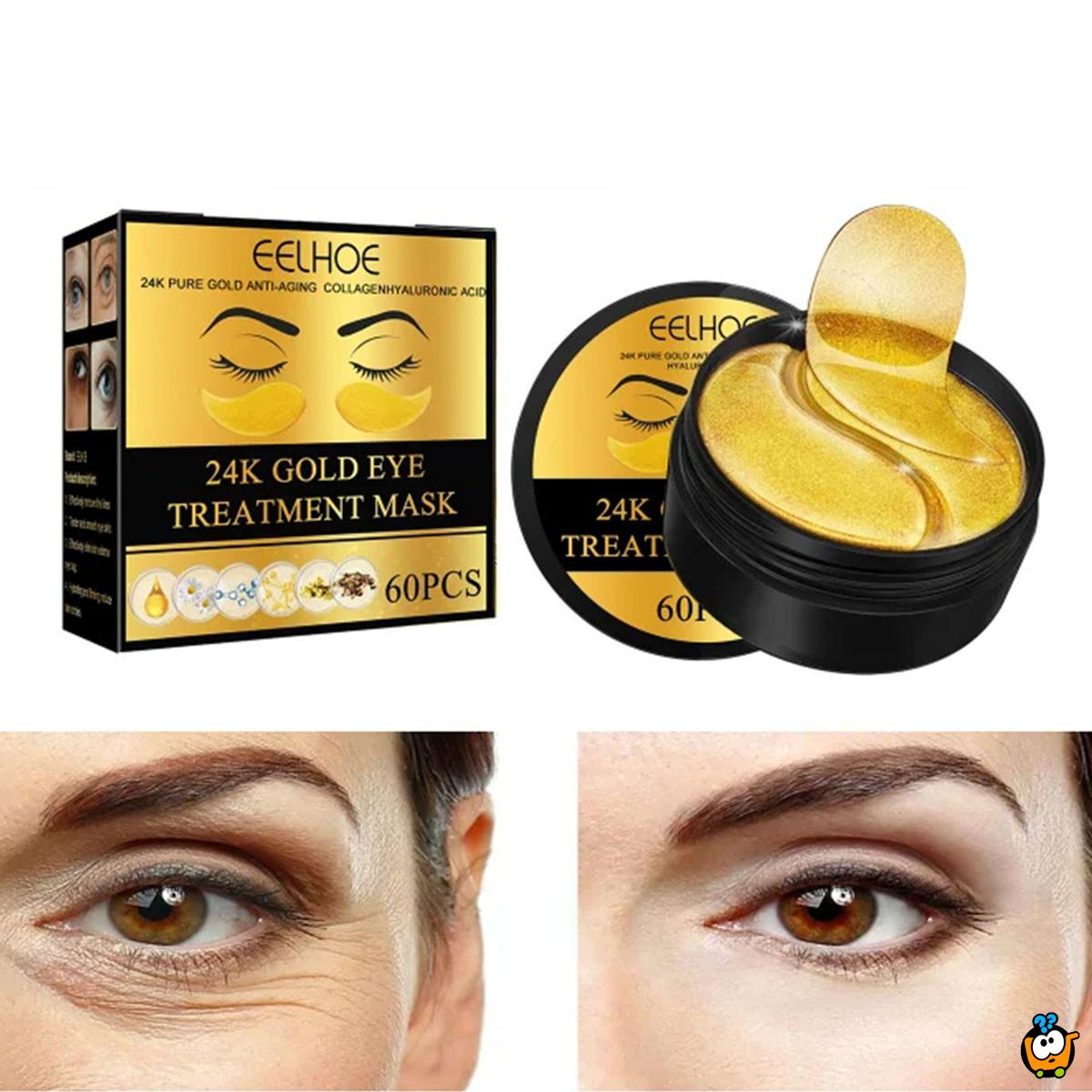 24K Gold eye patches - Kolagenske maske za područje oko očiju