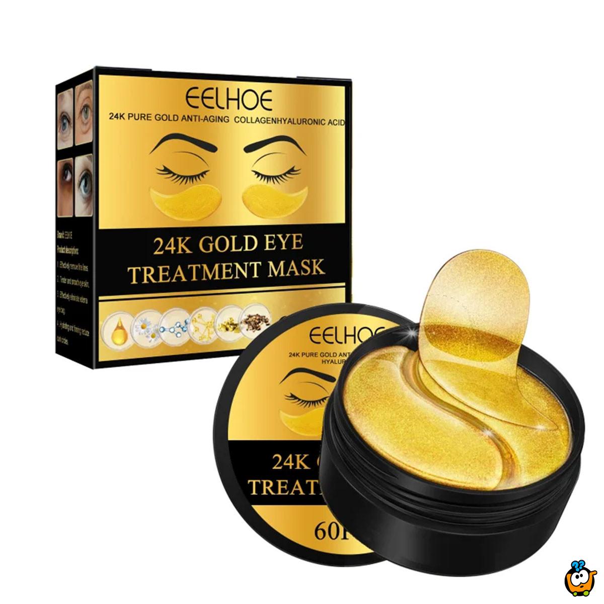 24K Gold eye patches - Kolagenske maske za područje oko očiju