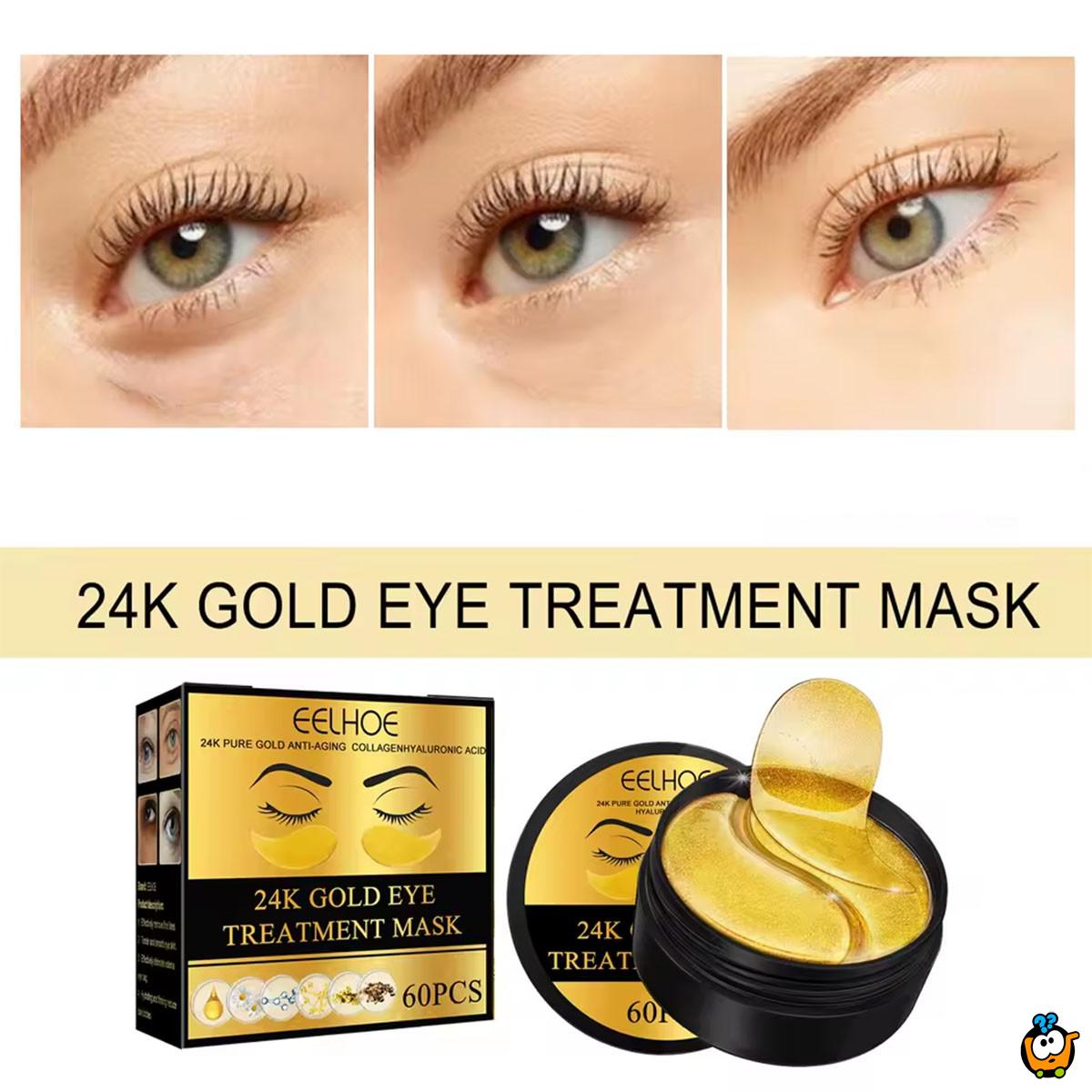 24K Gold eye patches - Kolagenske maske za područje oko očiju