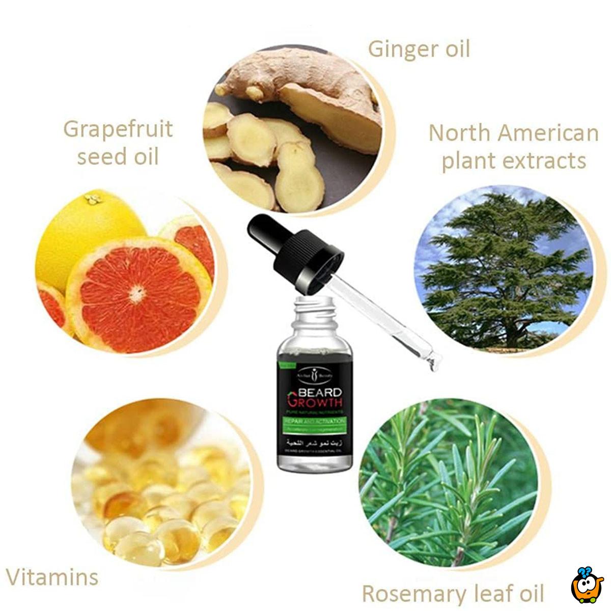 Prirodno ulje za gušću i jaču bradu