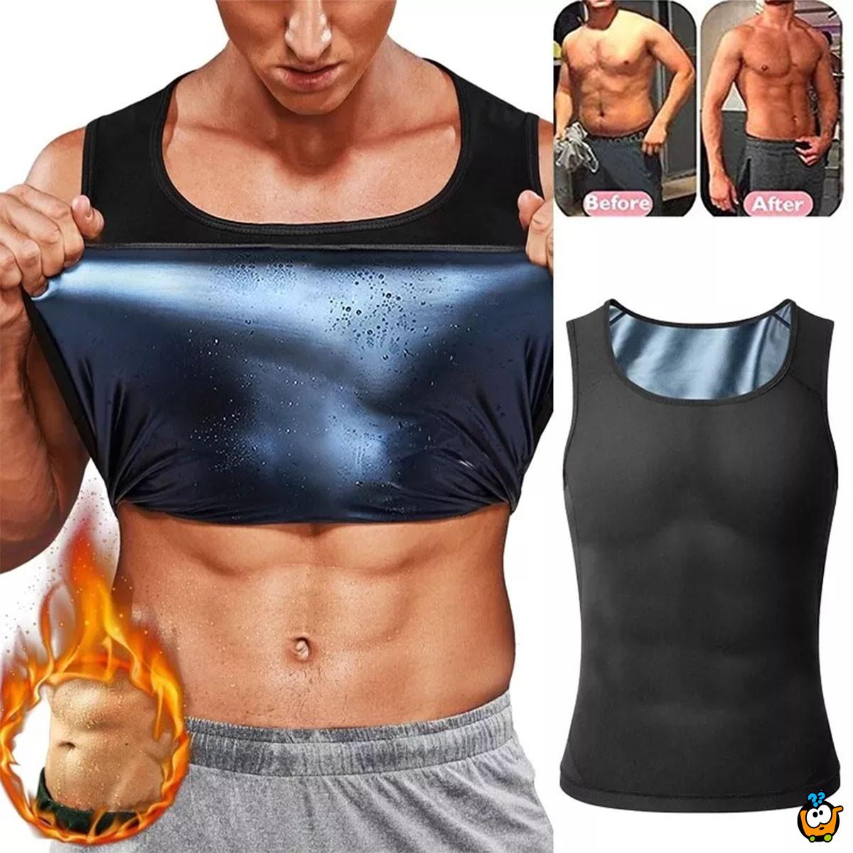 Muški sauna prsluk za topljenje masti