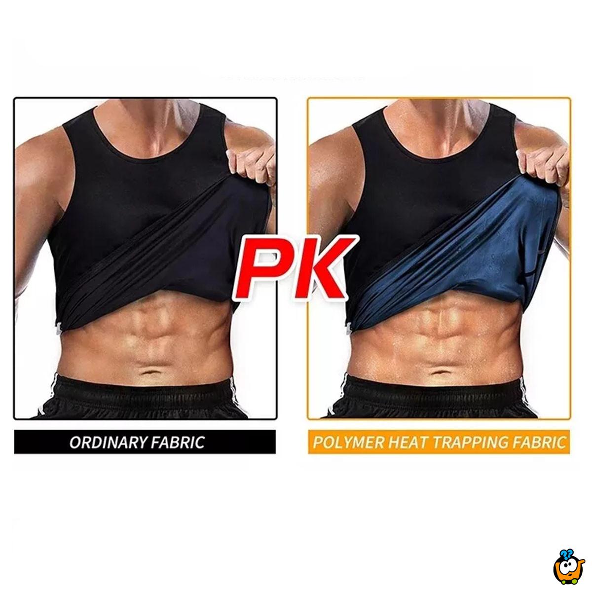 Muški sauna prsluk za topljenje masti