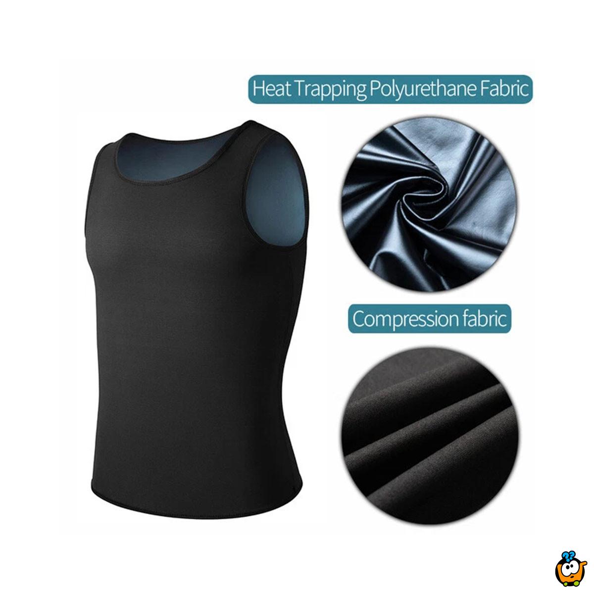 Muški sauna prsluk za topljenje masti