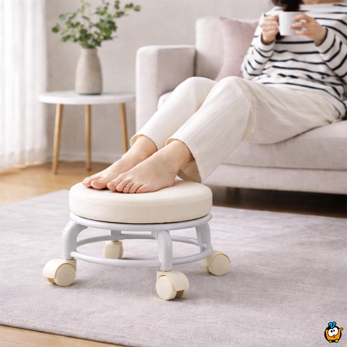 Elegantna mini stolica sa točkićima