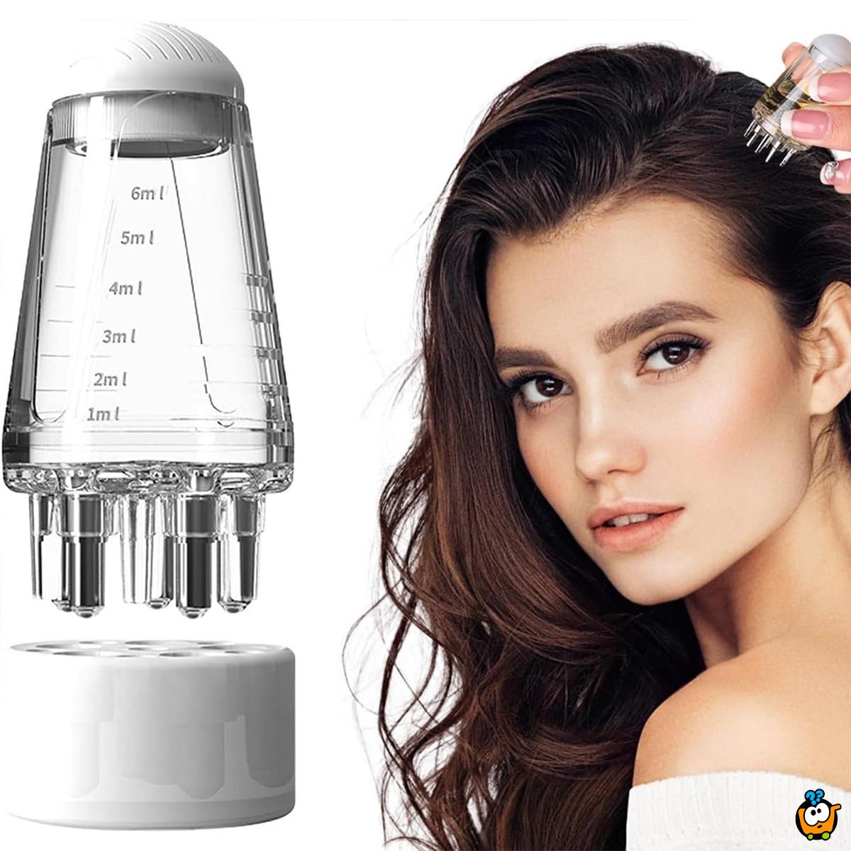 Masažni aplikator losiona i seruma protiv opadanja kose