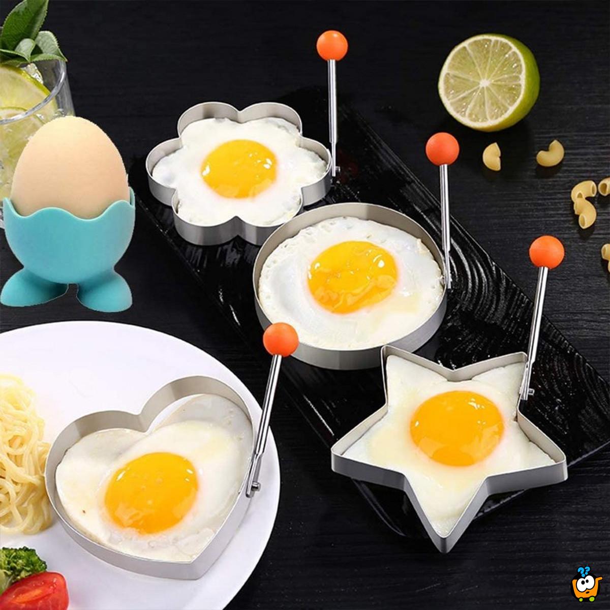 Kreativne metalne modle za jaja u zanimljivim oblicima